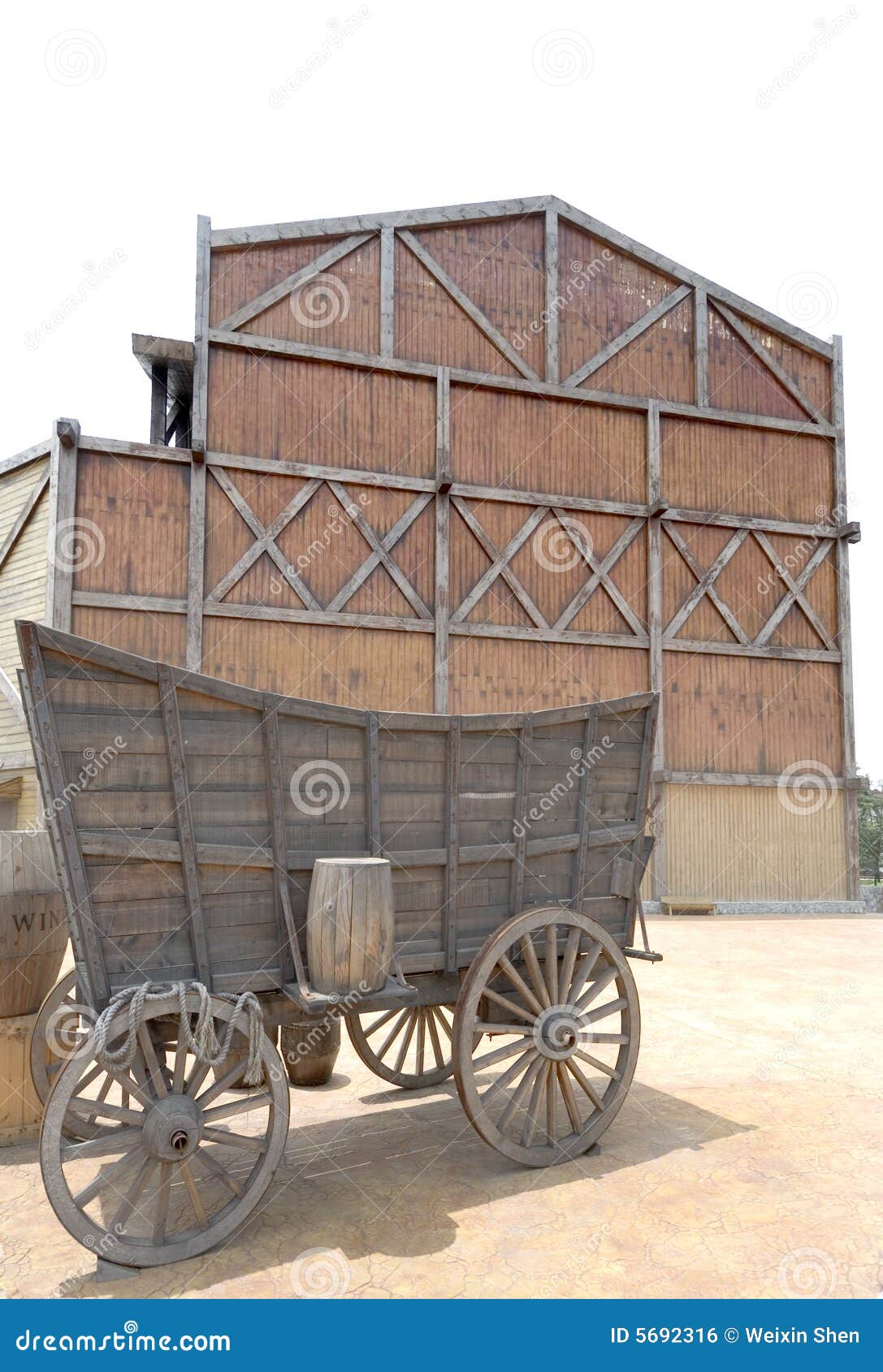 Oldfashioned horse cart stock photo. Image of wood, wooden 5692316