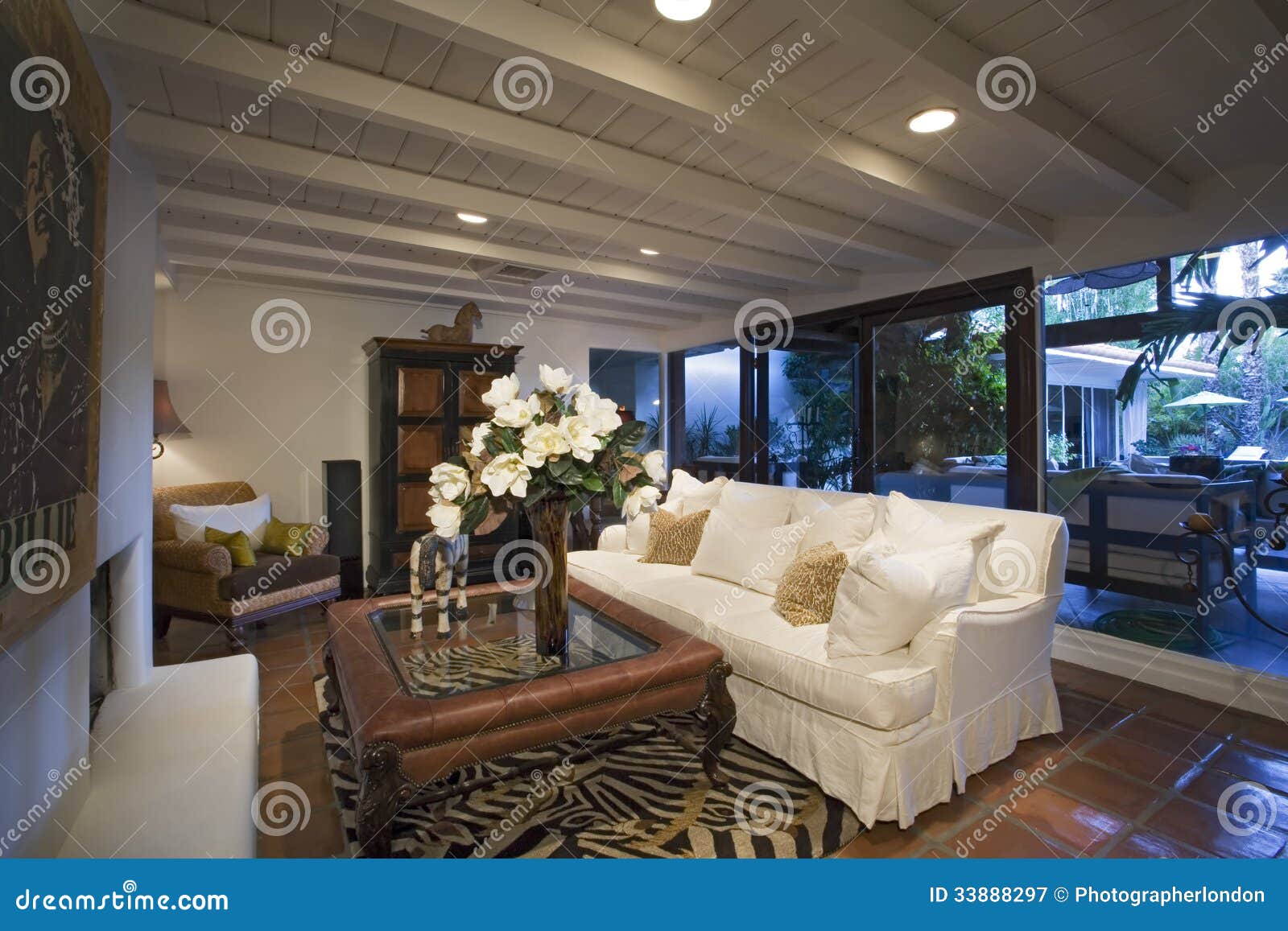 Old Fashioned Living Room In House Royalty Free Stock Photography