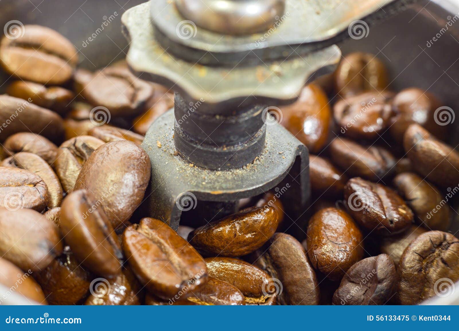Oldfashioned Manual Coffee Grinder Stock Image Image of coffee