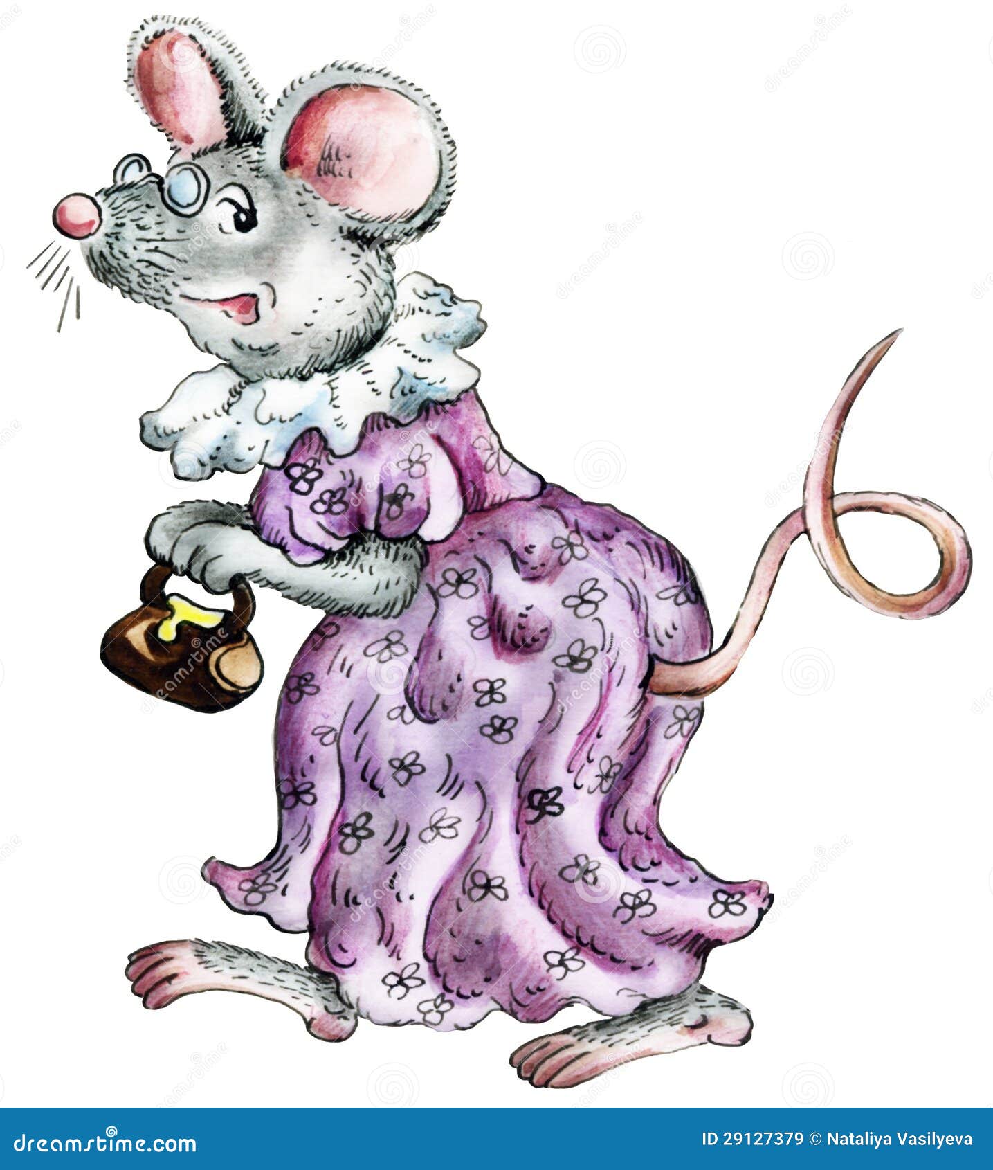 grandma mice clipart