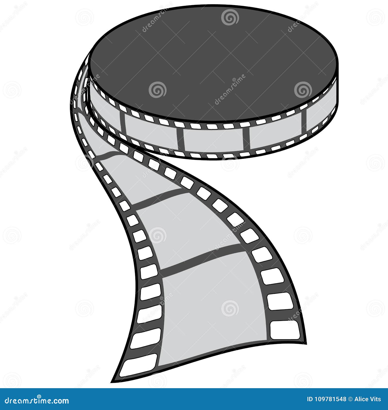 Old Fashioned Movie Film Camera Sketch. Video Production Concept ...