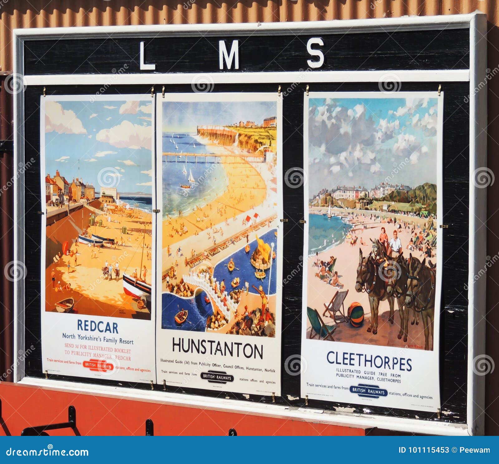 Railway Destination Adverts Editorial Stock Photo Image Of