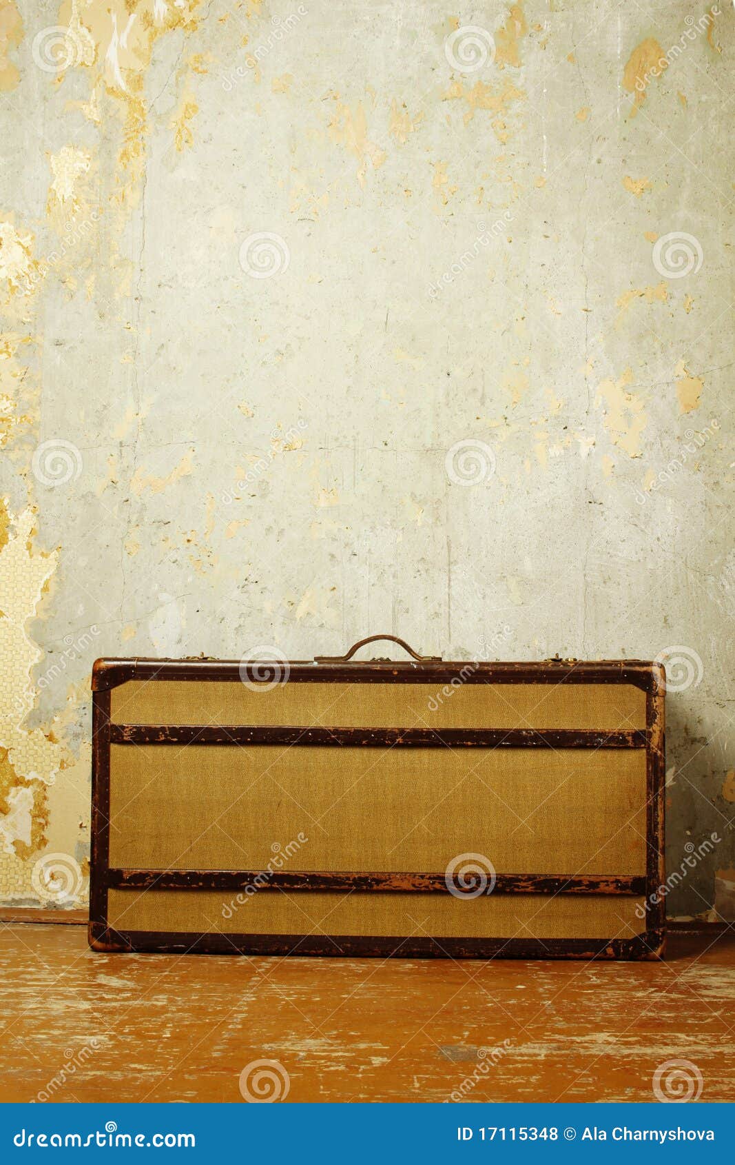 Oldfashioned suitcase stock photo. Image of destinations 17115348