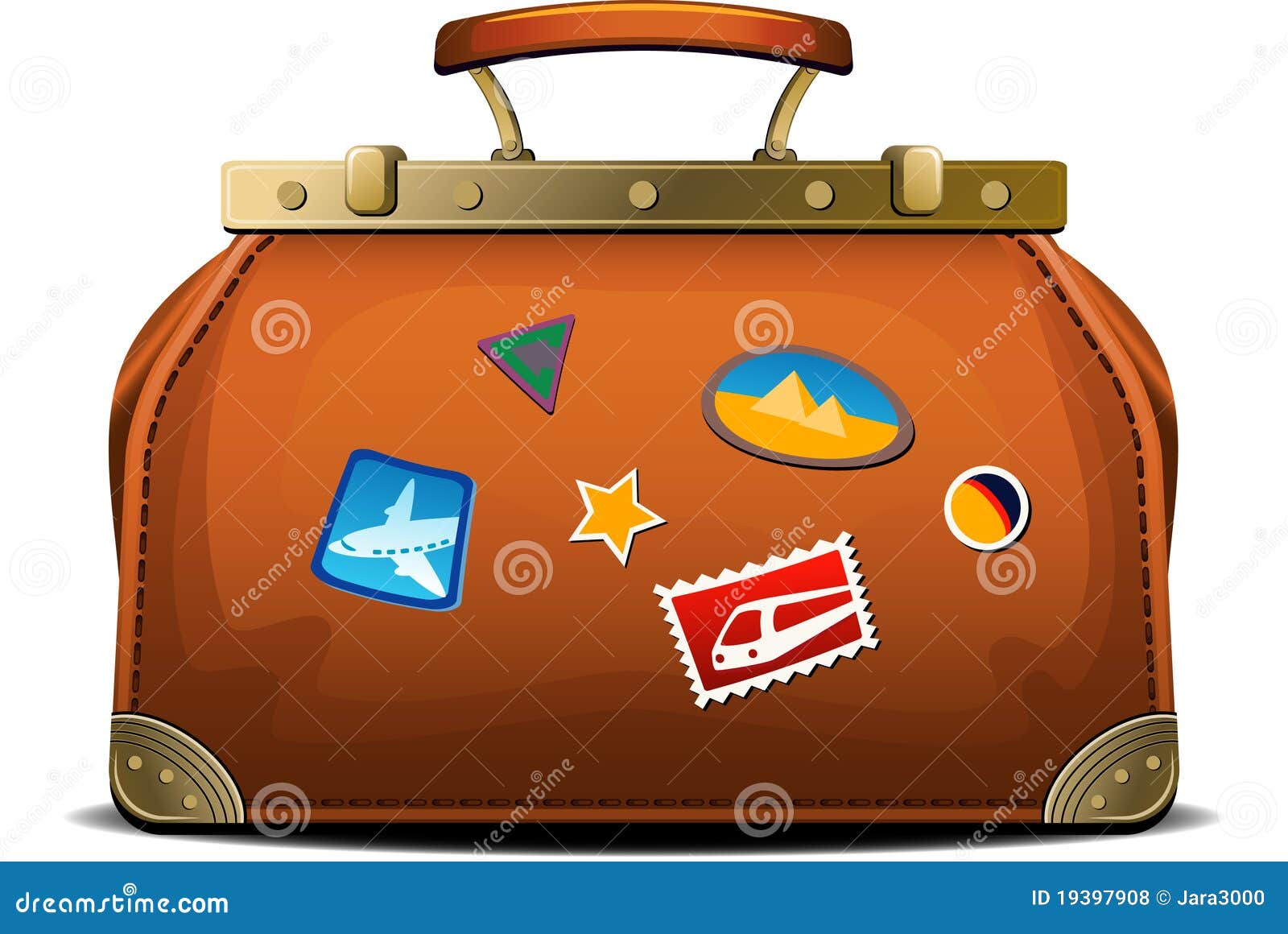 travel bag clipart