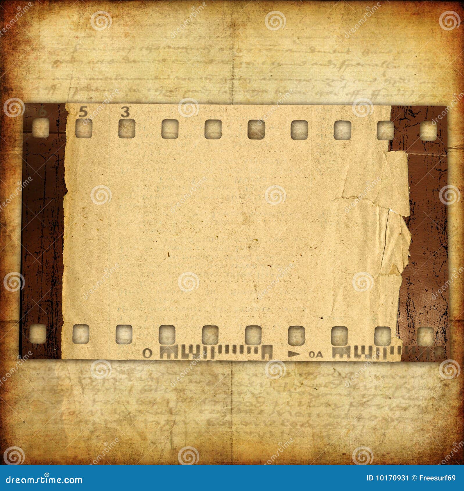 Old film strip stock illustration. Illustration of parchment - 101709311387 x 1300