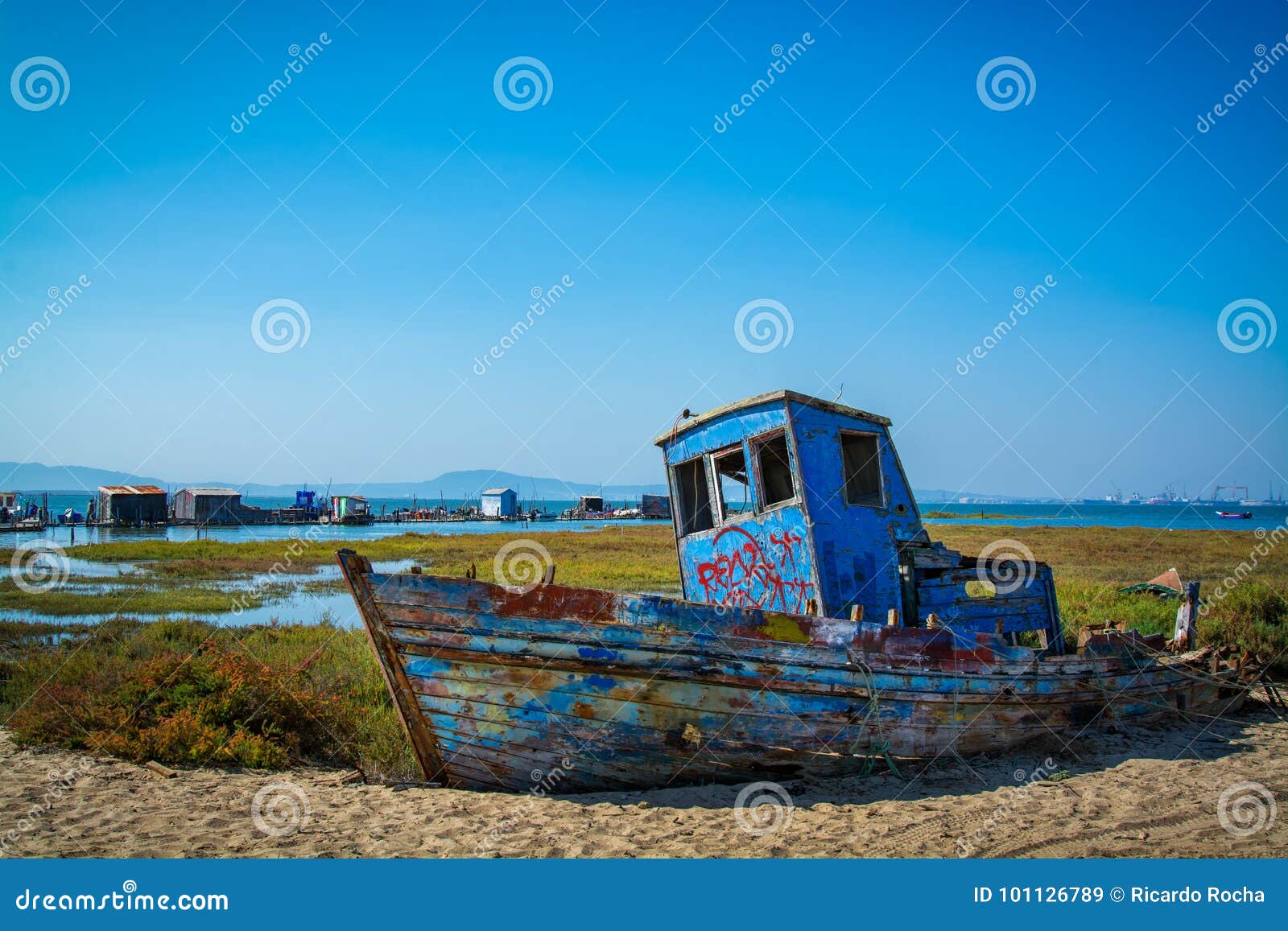 Old fishing boat stock image. Image of traditional, coast - 101126789