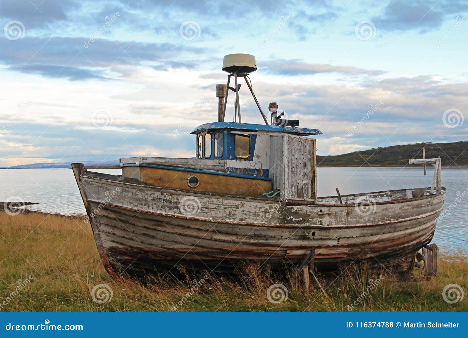 Old Fishing Boat, Fjord of Varanger, Norway, Europe Stock Photo - Image of  fisherman, marine: 116374788