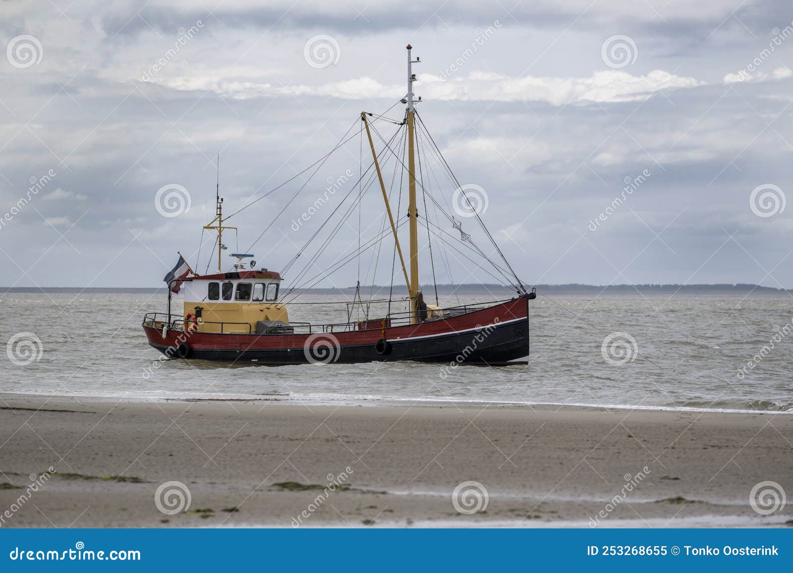 old fishing cutter in the netherlands