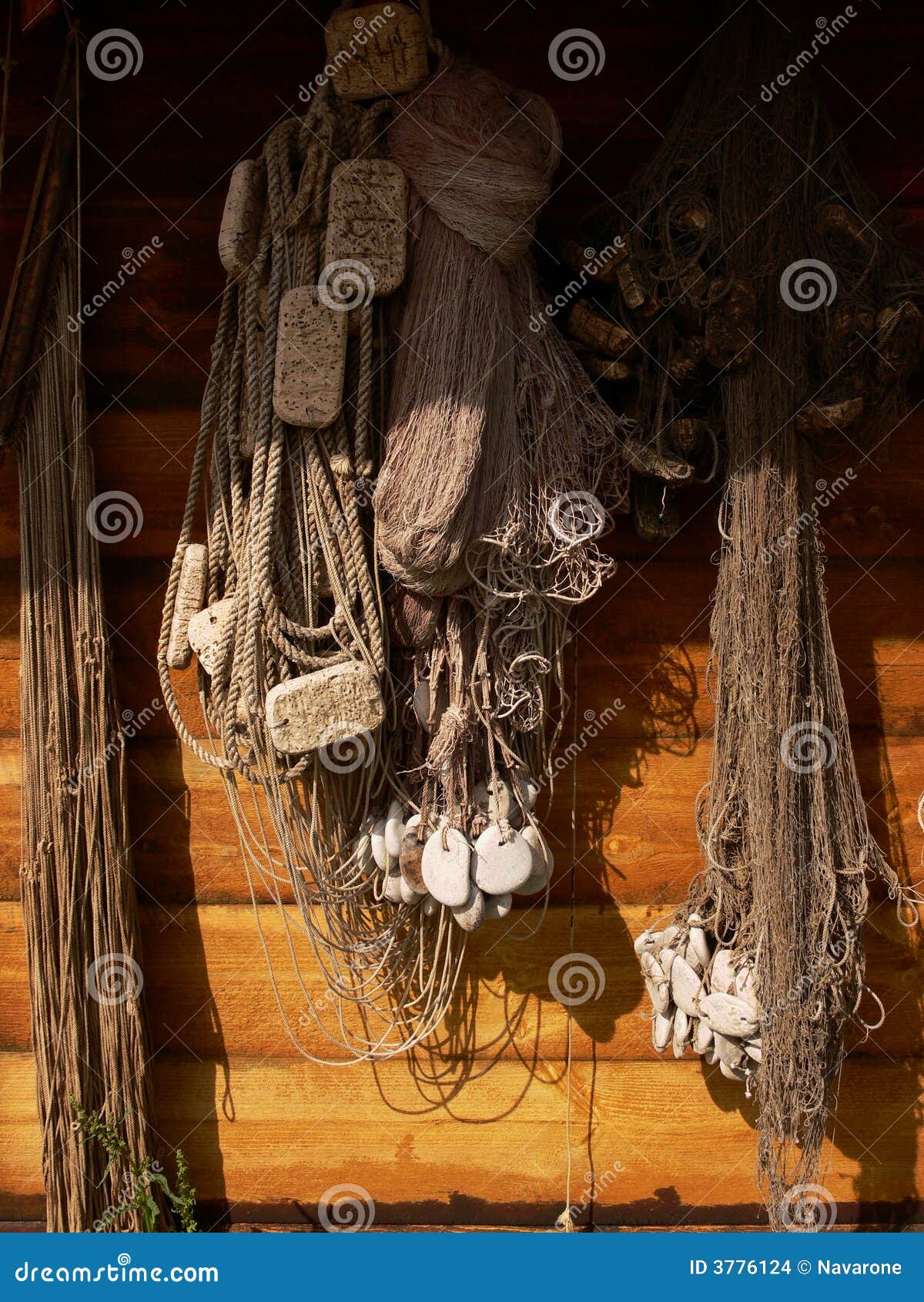 Old Fishing Nets stock photo. Image of 3776124