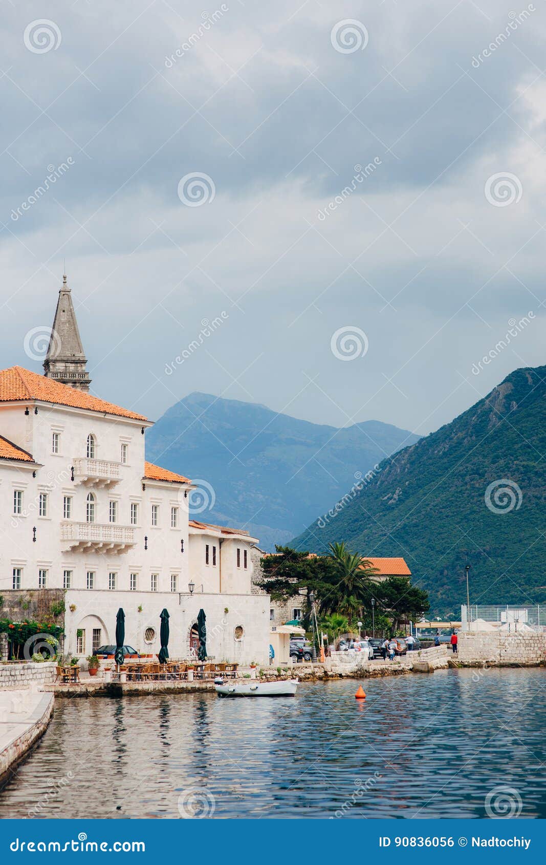 The Old Fishing Town of Perast on the Shore of Kotor Bay Stock Photo -  Image of exterior, europe: 90836056