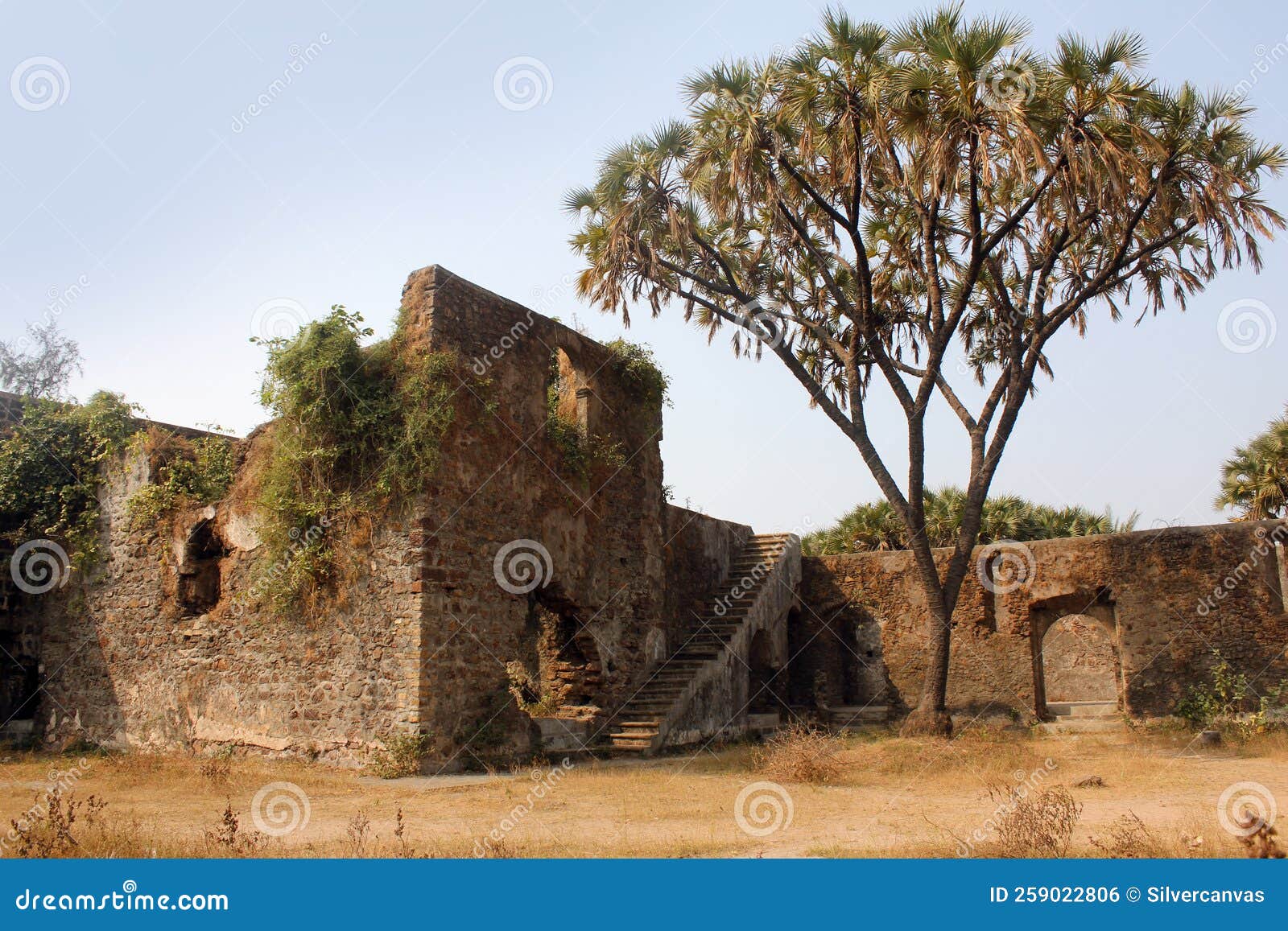 Old Fort Structure in Maharashtra India Stock Photo Image of fort