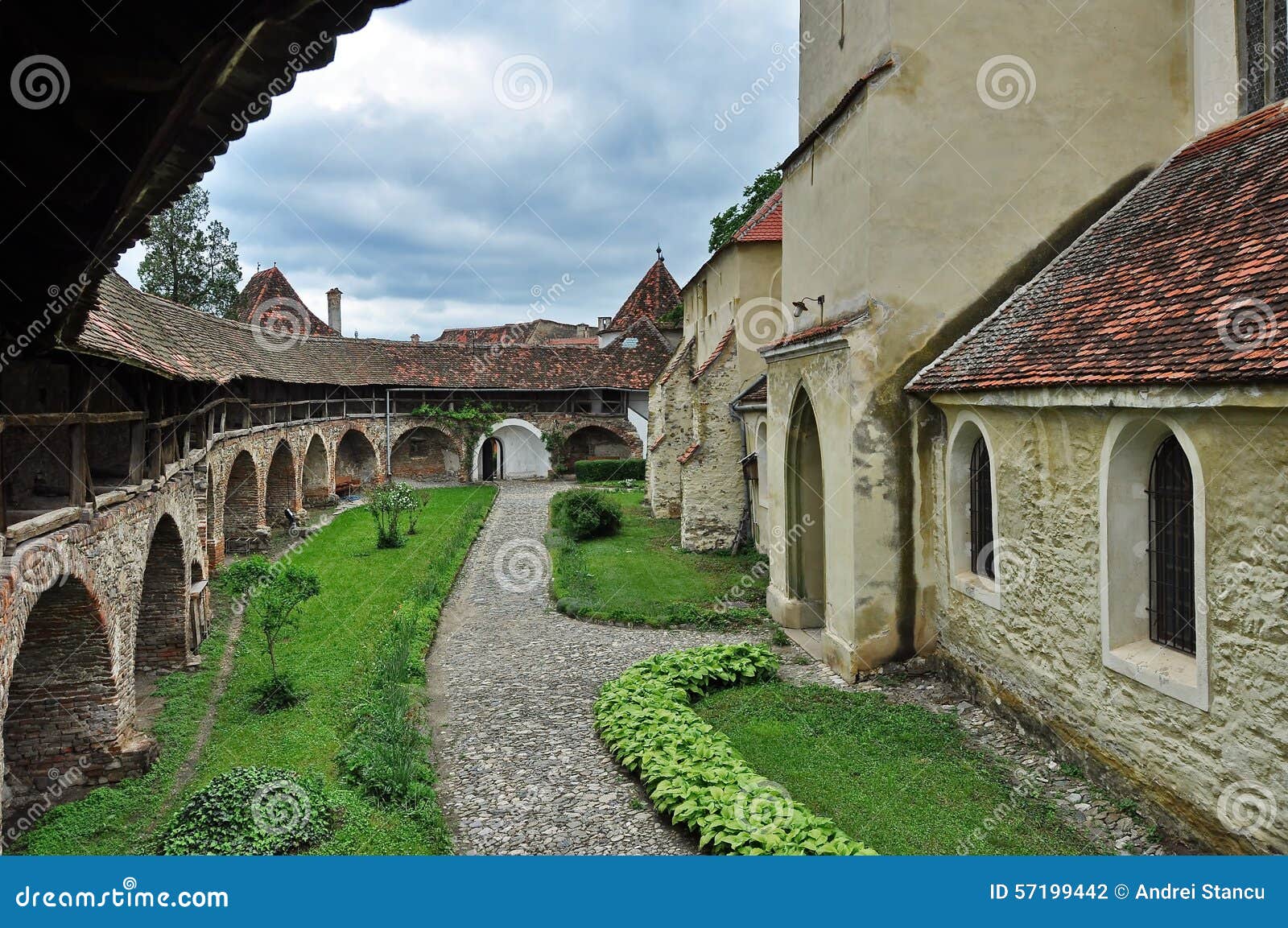 old fortified church