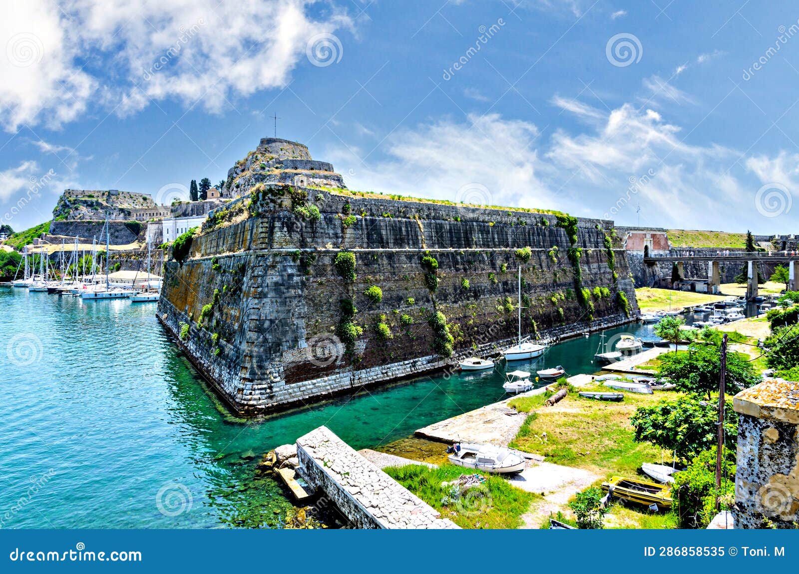 old fortress of corfu, greece