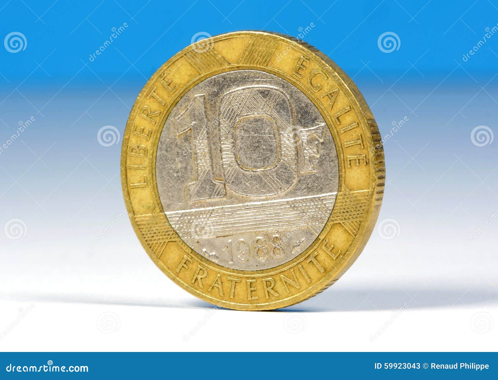 Old French ten franc stock image. Image of coins, currency 59923043