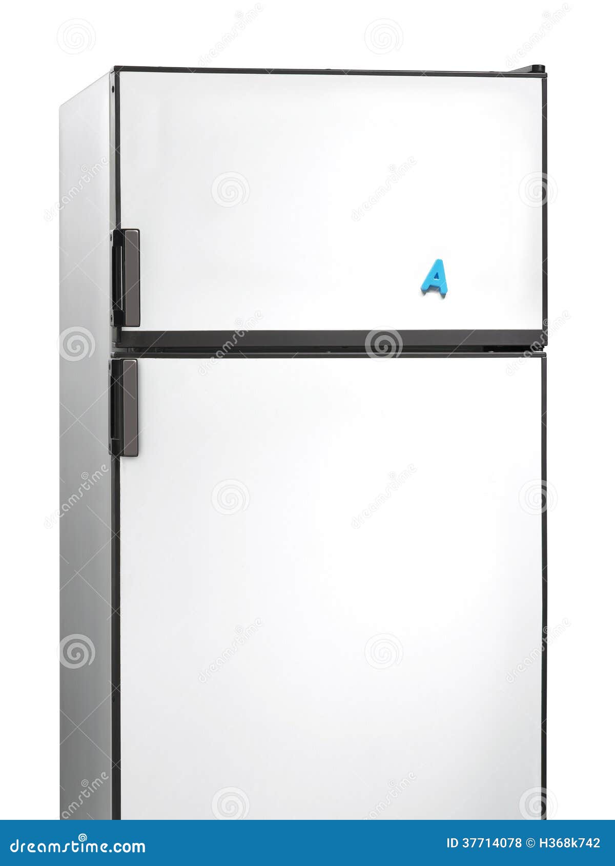 Old Fridge with Letter a Plastic Stock Photo Image of yellow