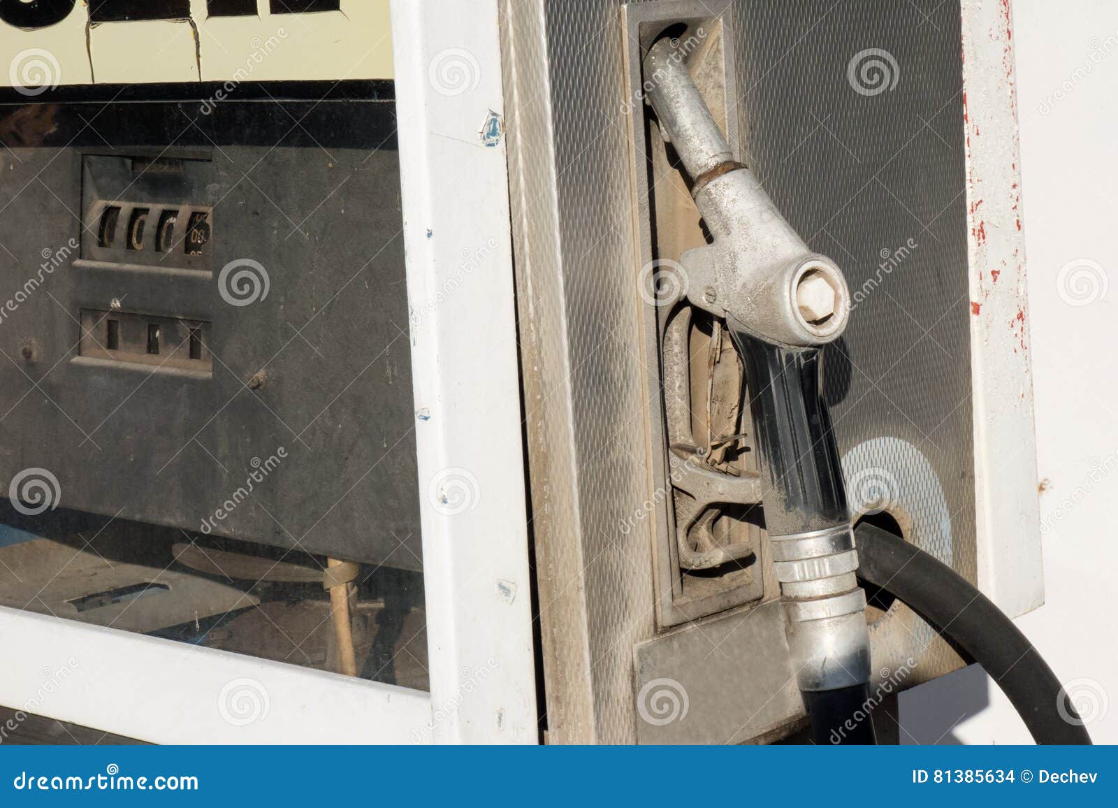 Old fuel pump supply stock photo. Image of business, fuel 81385634