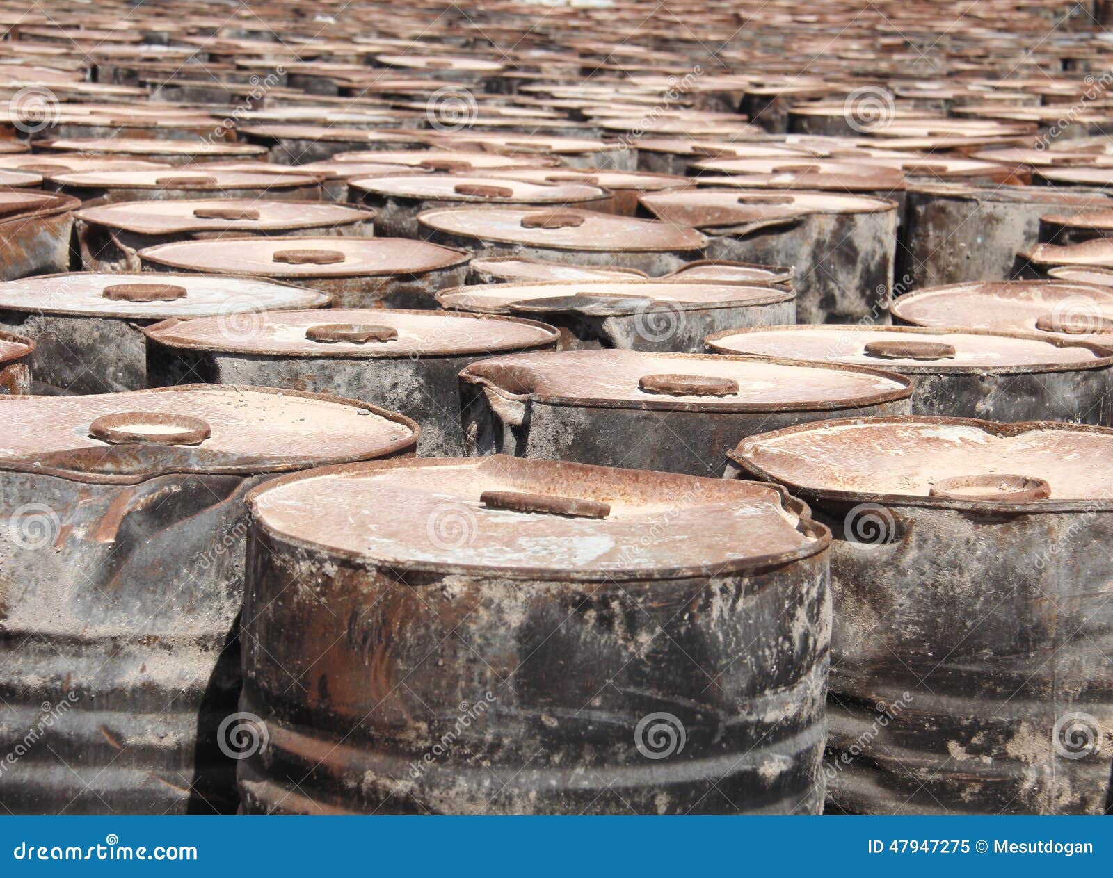 Old fuel tanks stock image. Image of chemical, environmental 47947275