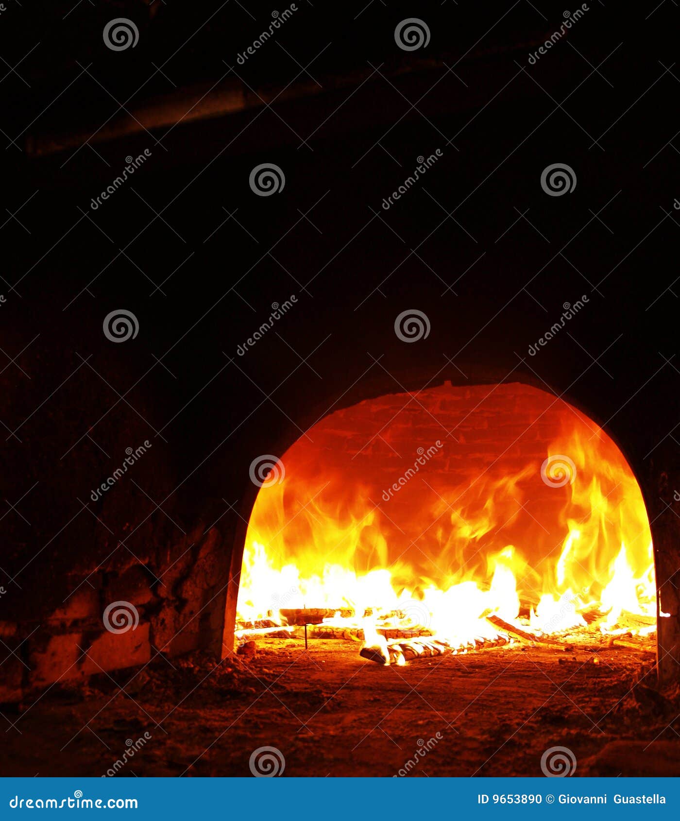 In the old furnace! stock photo. Image of incandescent 9653890