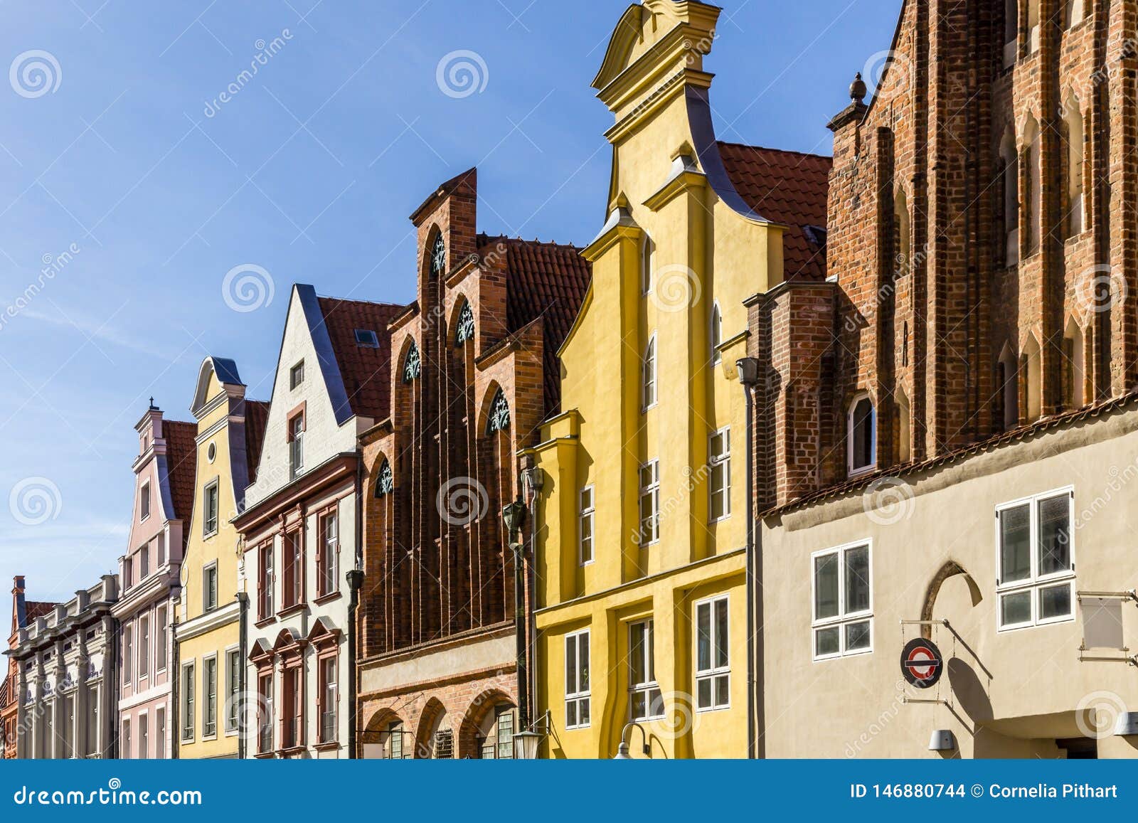 Old Gabled Houses. Stralsund, Germany Stock Photo Image of unesco