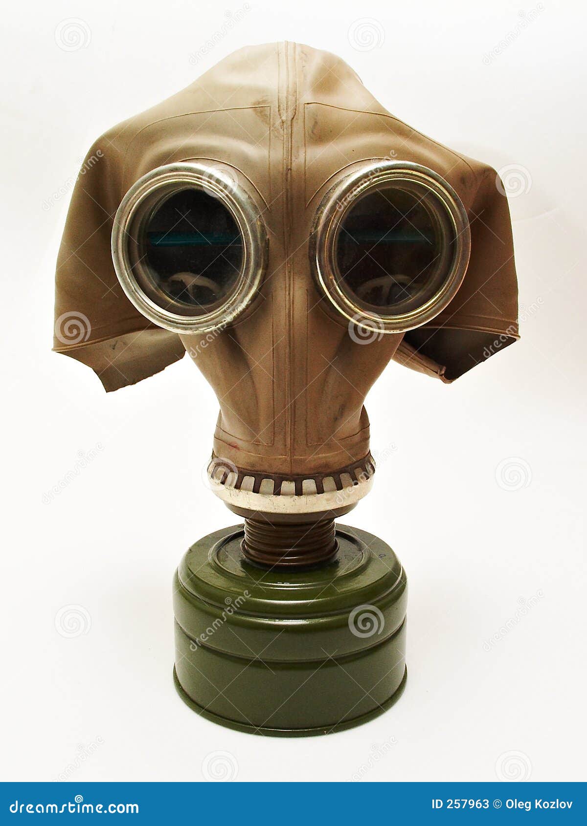 Old gas-mask stock image. Image of biological, object
