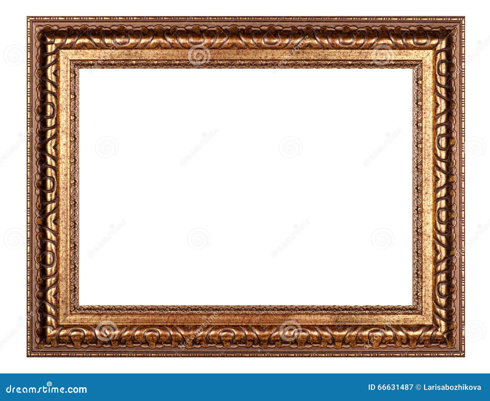 Old gold frame stock image. Image of paintings, frame 66631487