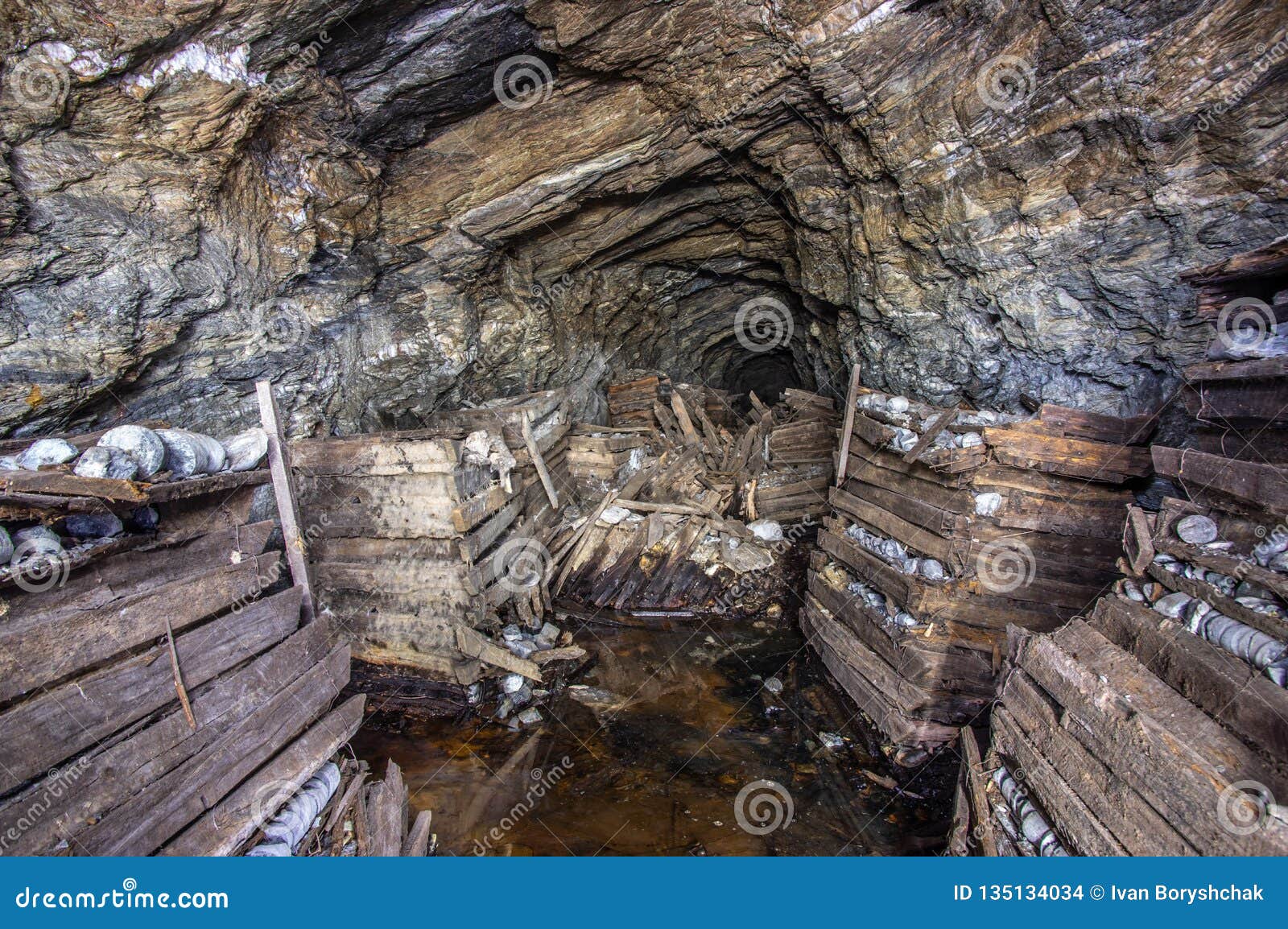 Old gold mine stock photo. Image of earth, minerals 135134034