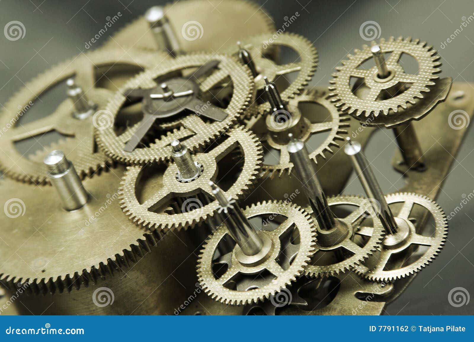 Old Golden Gears Picture. Image 7791162