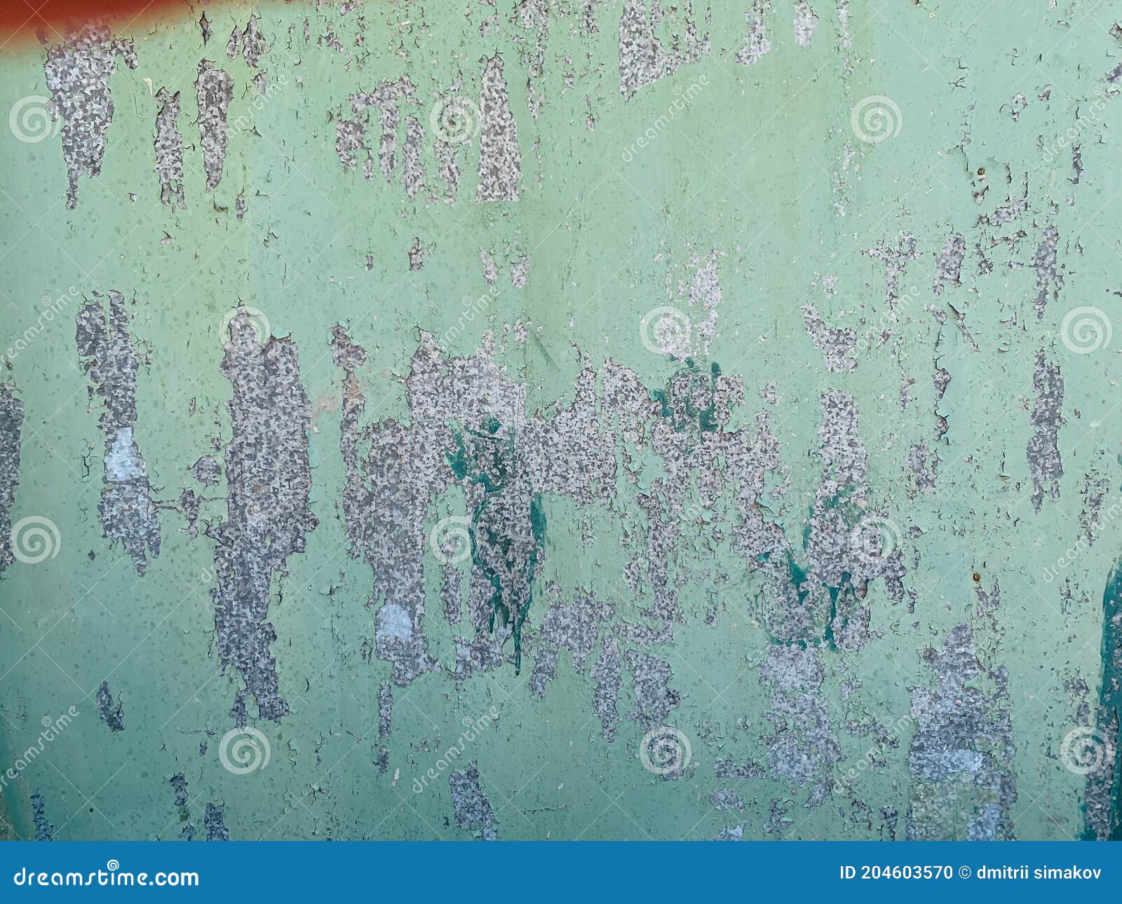 Old Green Vintage Wall Texture Structure Background Stock Photo Image