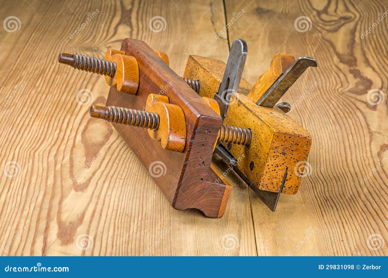 Old grooving plane stock photo. Image of sharp, carpentry 29831098