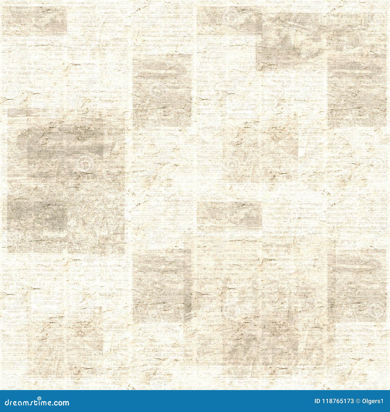 Newspaper Texture Seamless Pattern Stock Image Image Of Blur Pattern