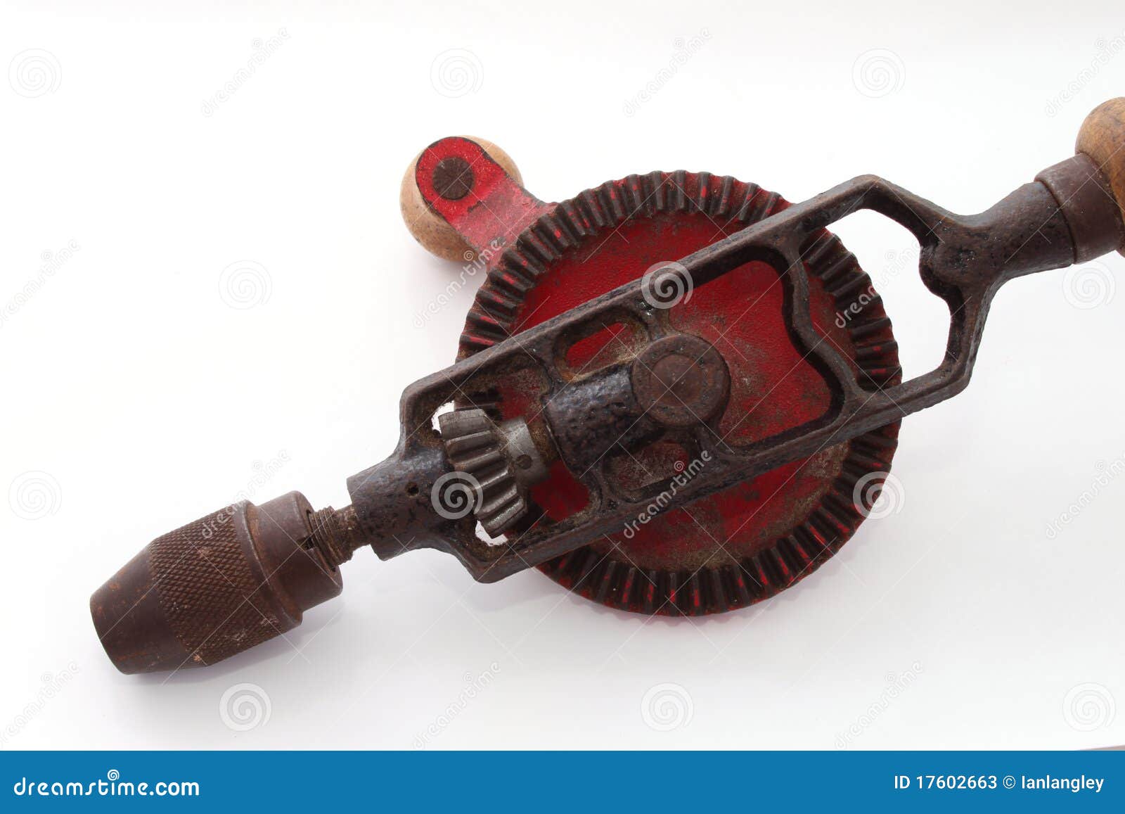Old hand drill stock image. Image of fashioned, drill 17602663