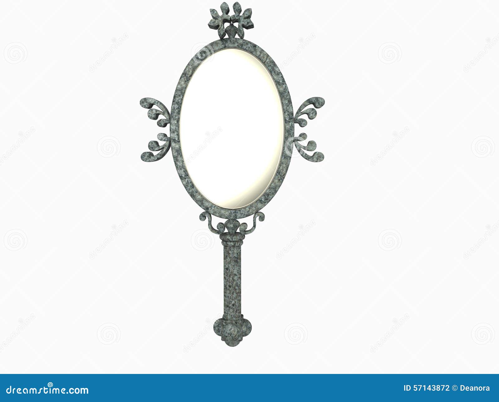 Old Hand Mirror Design on White Background Stock Illustration -  Illustration of elegance, colored: 57143872, image size:1600x1290