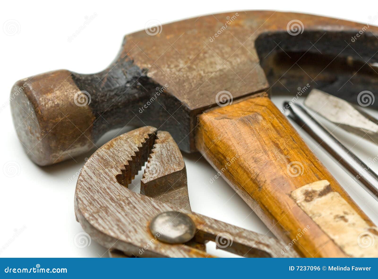 Old Hand Tools stock photo. Image of claw, rusted, screwdriver 7237096
