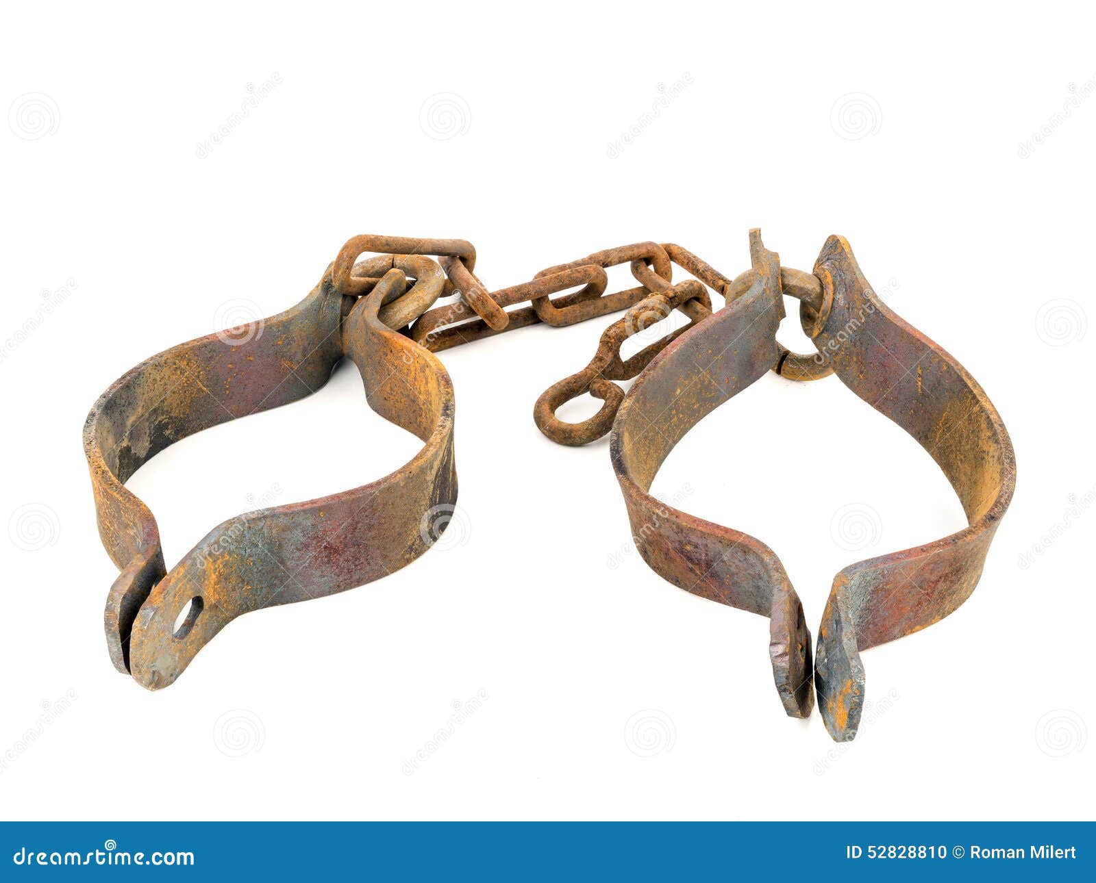 Old handcuffs stock photo. Image of arrest, chain, guilt - 52828810