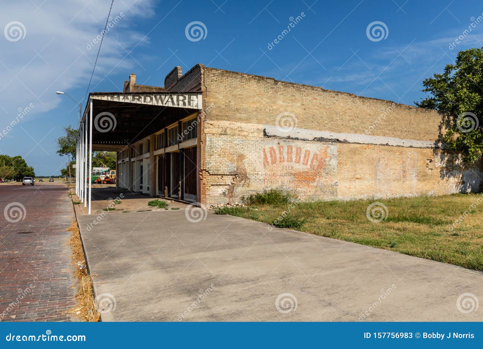 Old Hardware Building in Granger Texas Stock Image Image of ghost