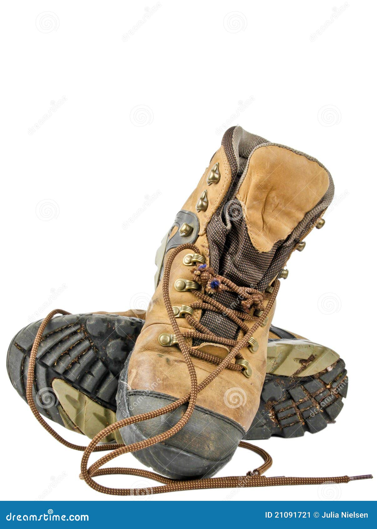 Old hiking boots stock image. Image of work, brown, shoe 21091721