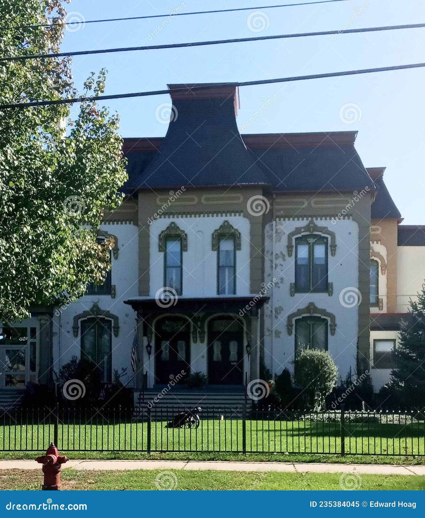 This is an Old Home in Poughkeepsie N.Y Stock Image Image of