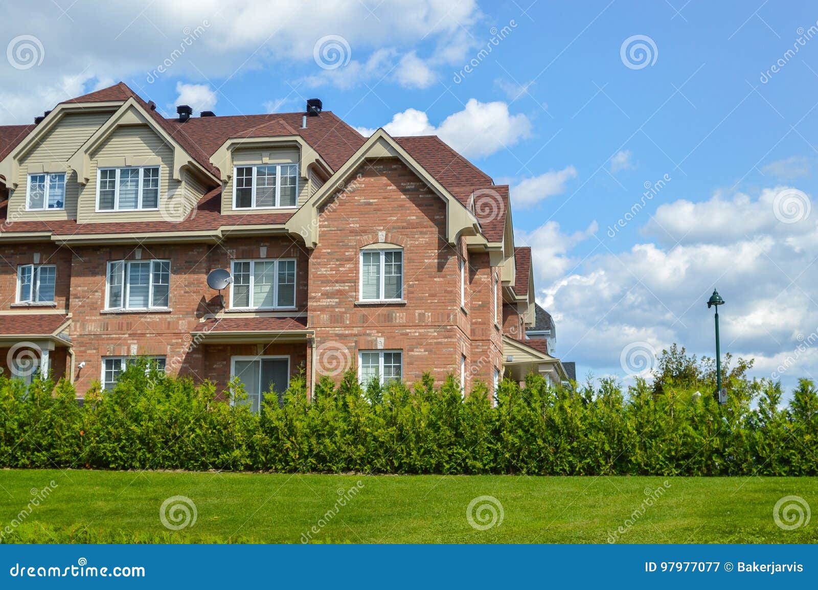 Old House in Bois Franc Near the Central Park Stock Image Image of