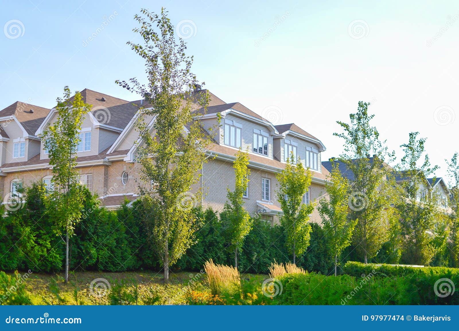 Old House in Bois Franc Near the Central Park Stock Photo Image of