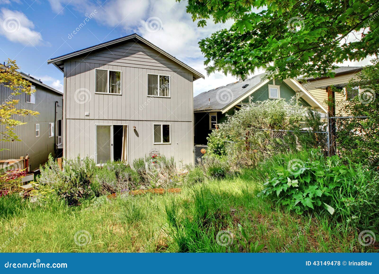 Old house exterior. stock photo. Image of view, design 43149478