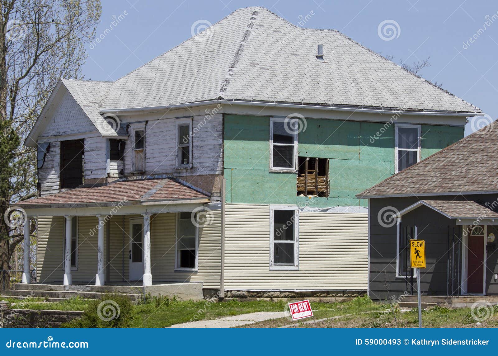 Old House Restoration Project Stock Image Image of abandon, damaged