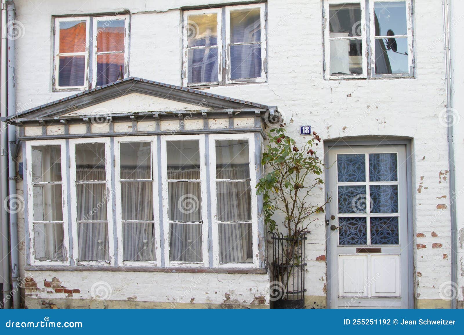 old house in the streets of tÃÂ¸nder in denmark