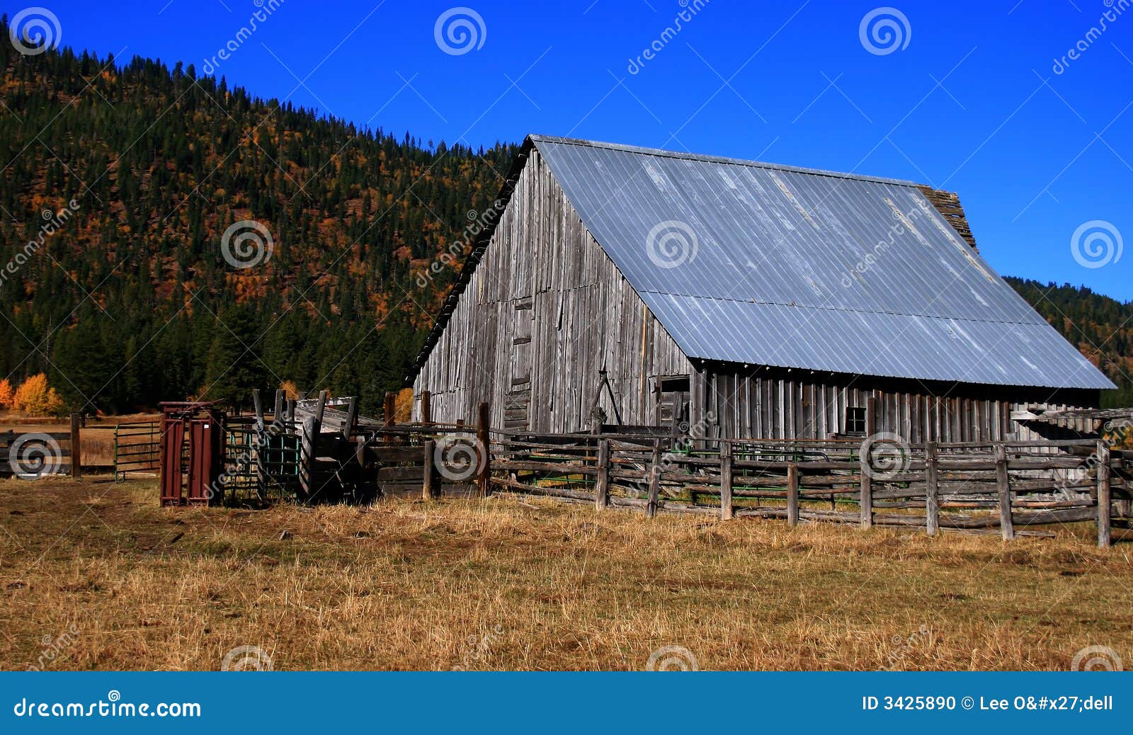 Old Idaho Barn 3 stock photo. Image of rustic, country 3425890