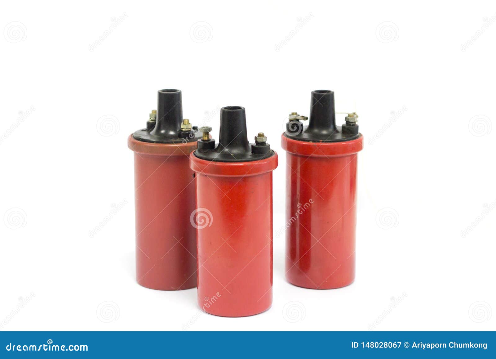 Igniter Coil Of A Vintage Military Vehicle RoyaltyFree Stock Image