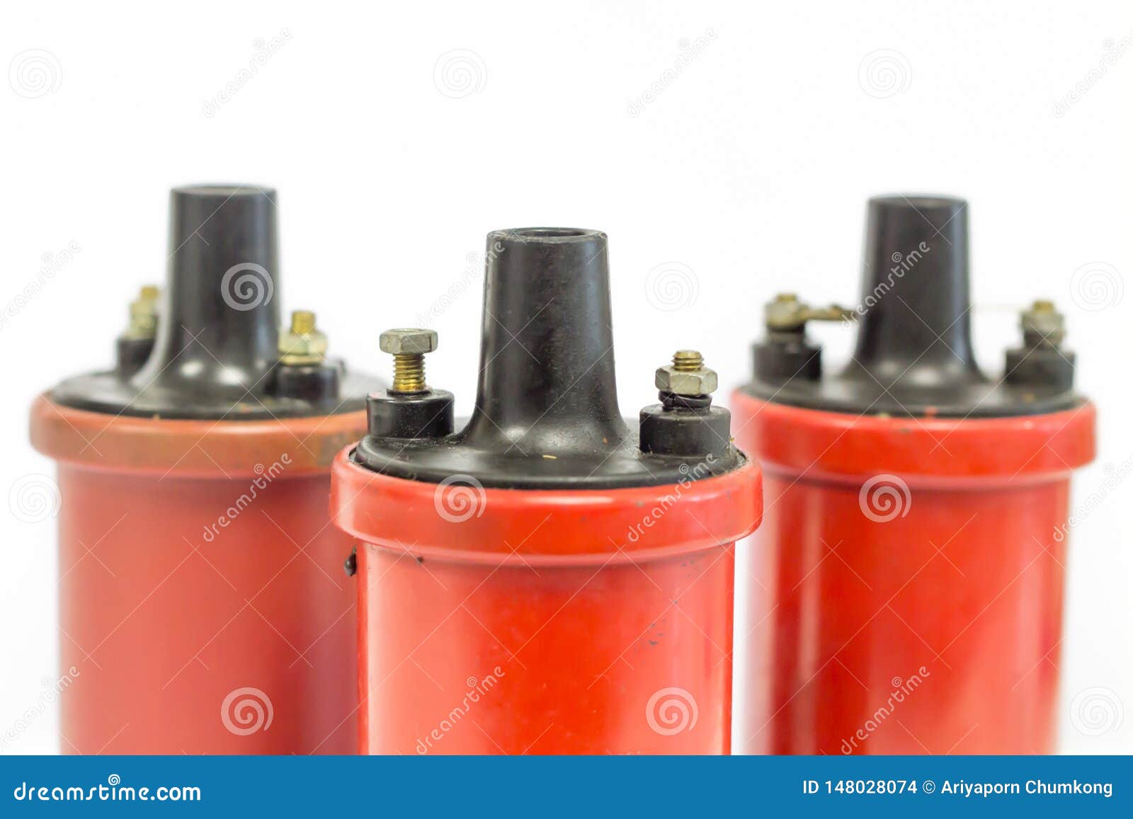 Igniter Coil Of A Vintage Military Vehicle RoyaltyFree Stock Image