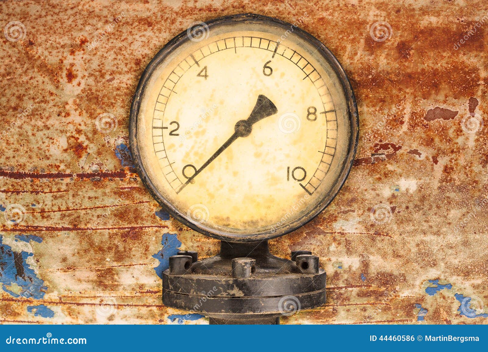 old industry display mano meter