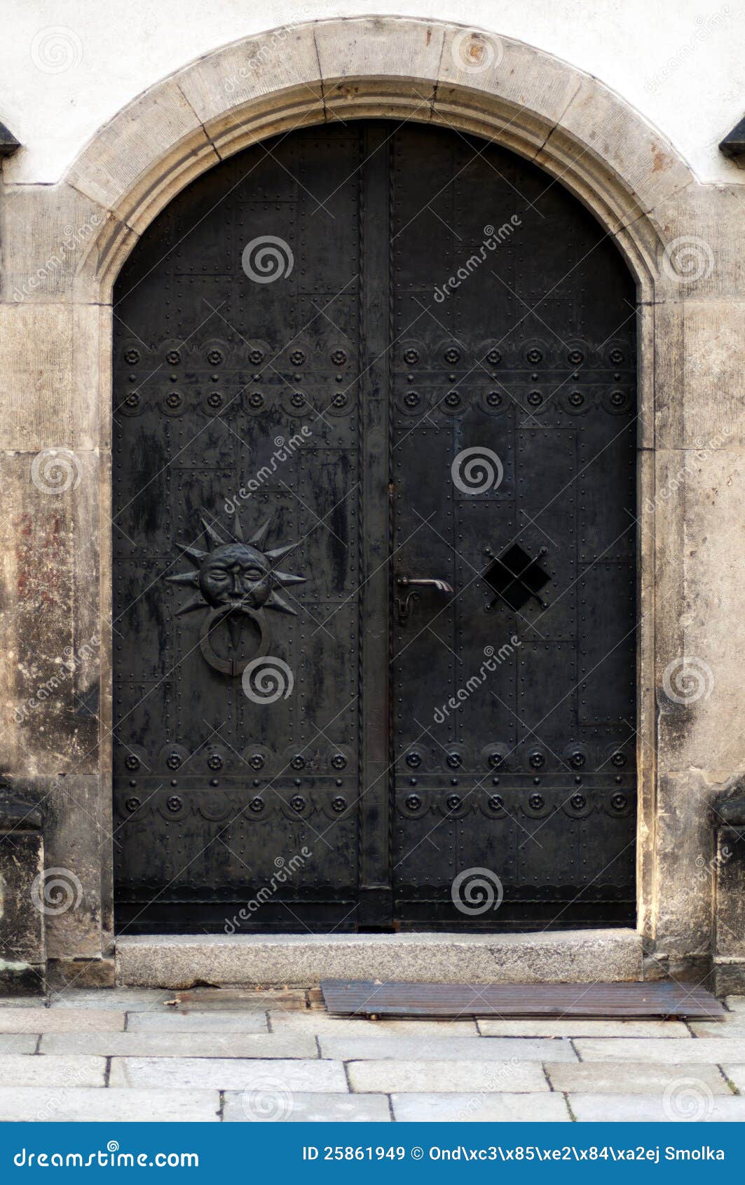 Old Iron doors stock image. Image of architecture, door 25861949