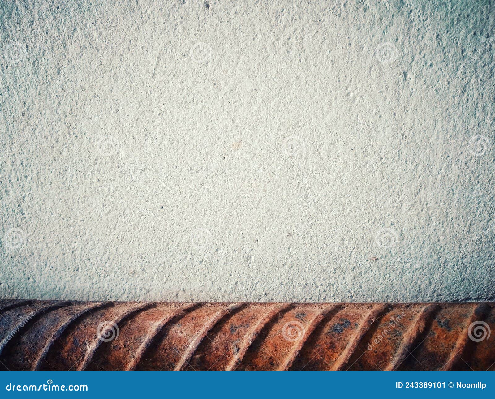 Old Iron Ingot Rust White Wall Background Stock Image Image of design