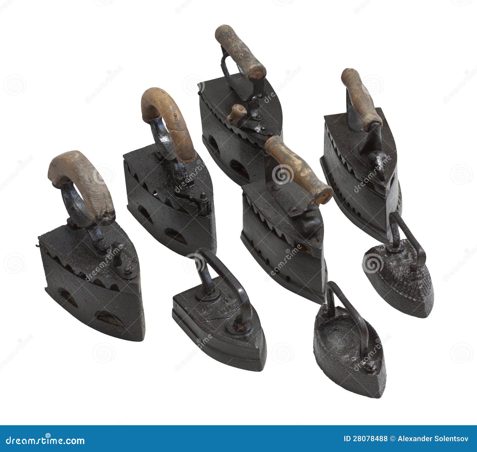 Old irons stock photo. Image of ironing, metal, iron 28078488