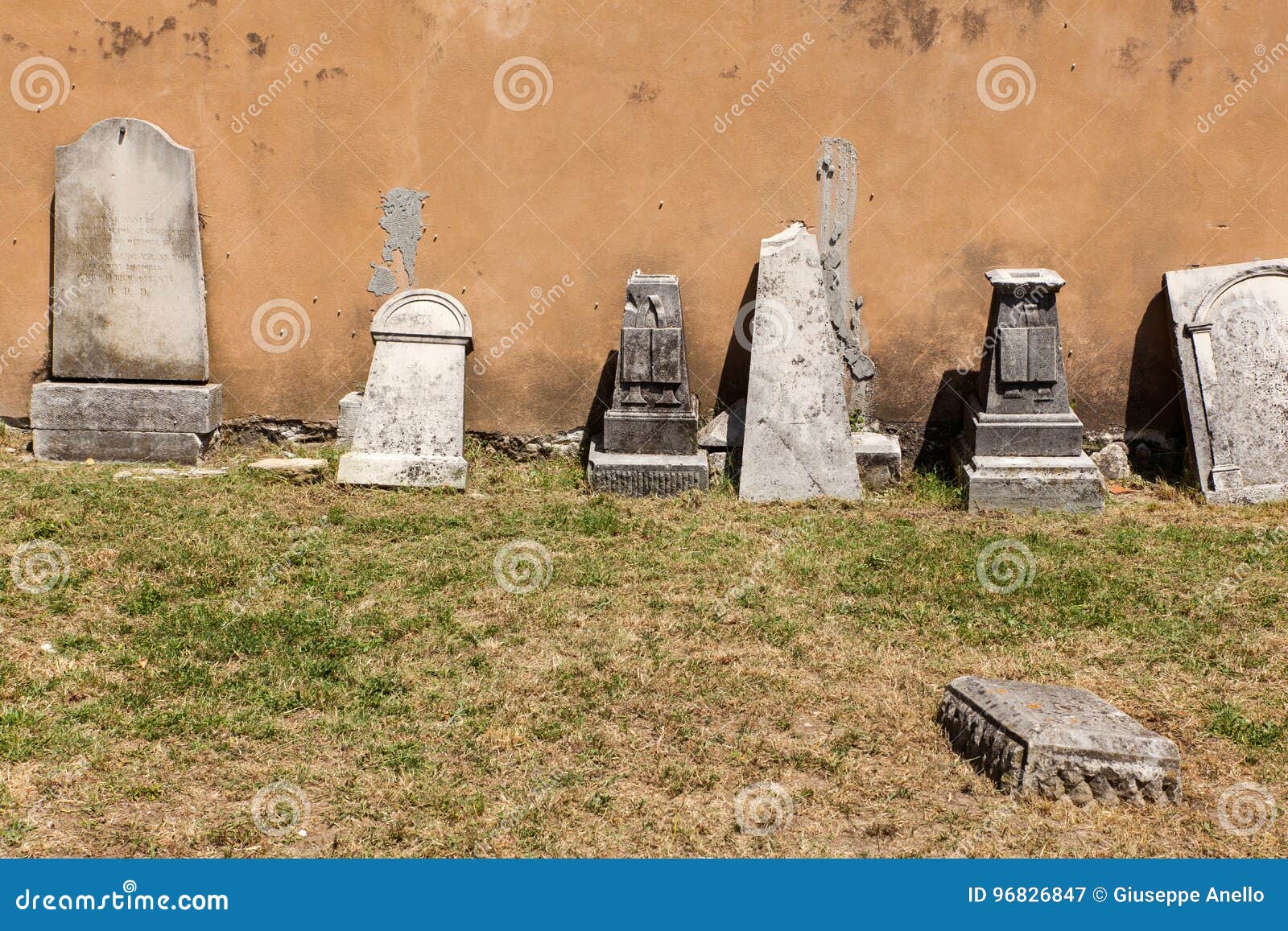 old italians cemetery in buje, croatia
